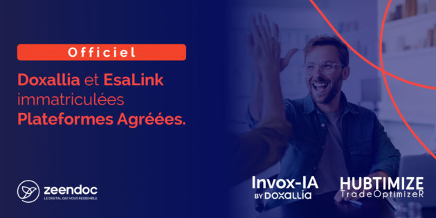 Doxallia et EsaLink immatriculées Plateformes Agréées